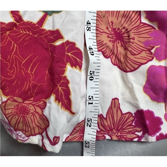 Petal & Pup Dress Womens XL Kelda Floral Multi Tiered Mid Sleeve Wrap - Picture 7 of 8